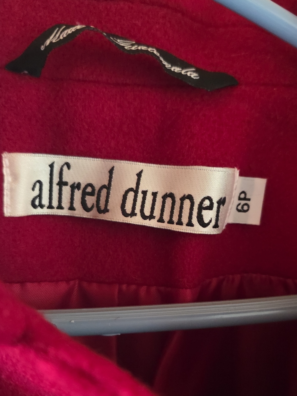 Alfred Dunner Red Toggle Pea Coat - Picture 2 of 5